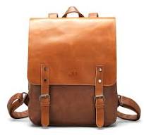 LXY Vegan Leather Backpack Vintage Laptop Bookbag for Women Men, Brown Faux  Leather Backpack Purse Bookbag Weekend Travel Daypack