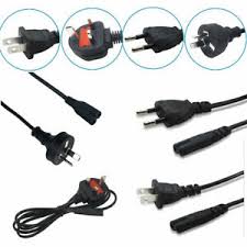 How to use european plugs in the uk safely, and european to uk adaptors explained. Eu Us Uk Au Power Line Power Cord Cable Lead Plug To C7 Fig 8 For Pc Tv 4pcs Ebay