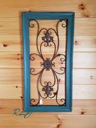 Details About Distressed Rustic Shabby Scrolling Wood Metal Window Gate Style Wall Panel Decor Carved Wood Wall Art Rustic Wall Decor Rustic French Country