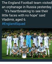 Scotland are contesting group d populated by bitter rival england, and croatia and czech republic. The England Football Team Visited An Orphanage In Russia Yesterday It S Heartbreaking To See Their Little Faces With No Hope Said Vladimir Aged 6 Englandsquad 9 10 3 England Meme On Me Me