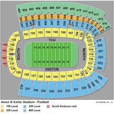 Amon Carter Stadium Seating Chart Amon Carter Stadium