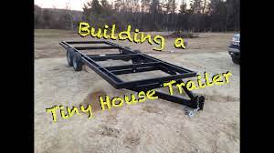 Once you have the plan with you and you are ready to roll, then comes the instructions on how to build one. How To Build A Tiny House Trailer From Scratch Youtube