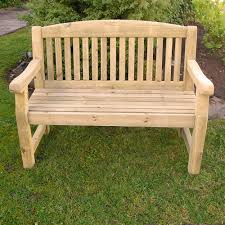 Bancs de jardin en bois. Banc Sequoia Massif 2 Places