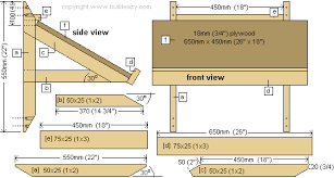 How To Build A Wall Mounted Drawing Drafting And Writing Desk Buildeazy Drawing Desk Woodworking Desk Plans Desk Plans