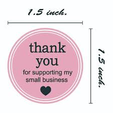 We sincerely appreciate your efficient, gracious customer service, the level of detail. 1 5 Round Thank You For Supporting My Small Business Sticker Labels With Hearts Printed Pink White Small Business Assorted Stickers Aliexpress