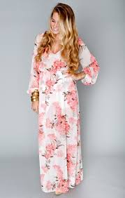 Jocelyn Maxi Dress Blossom Blush Maternity Dresses For Baby Shower Baby Shower Dresses Maxi Dress Outfit