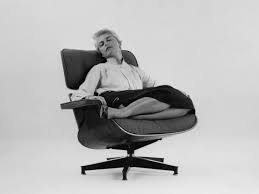 Vitra An Eames Lounge Chair In Fabric Really