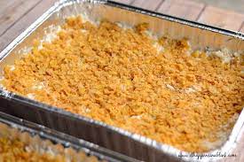 Cheesy Potato Casserole With Ore Ida Shredded Hash Brown Potatoes Shop It Happens In A Shredded Hashbrown Recipes Cheesy Potato Casserole Hashbrown Recipes