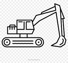 40+ excavator coloring pages for printing and coloring. Excavator Coloring Page Escavadeira Desenho Png Free Transparent Png Clipart Images Download
