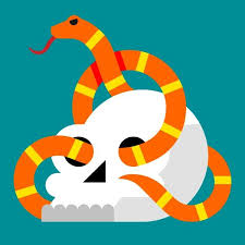 Xbox One Avatar Snake And Skull Naive Illustration Graphic Design Inspiration Illustration