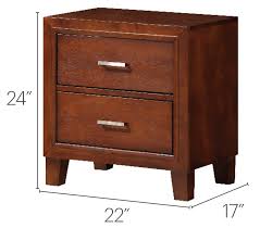 Gothic cabinet craft has a wide range of solid wood nightstands to match your bedroom décor. Glory Furniture 3 Drawer Nightstand Cherry 29h X 21w X 16d Nightstands Kolenik Home Kitchen