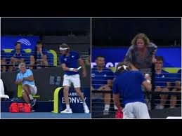 It was an opportunity he grabbed with both hands. Full Footage Of Stefanos Tsitsipas Hurting His Father Brisbane 2020 Youtube