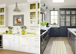 gorgeous gray kitchen with yellow accents