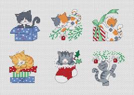 Where can i find free cross stitch patterns? Christmas Cat Cross Stitch Patterns Novocom Top