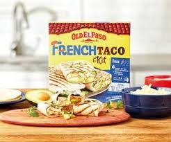 Meanwhile, in large bowl, mix dressing and remaining 4 teaspoons seasoning mix. Old El Paso French Taco Kit