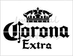 Corona Extra Stencil Beer Alcohol Crown Reusable Sheet S269 Etsy In 2021 Crown Stencil Stencils Crown Logo