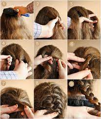 2 Ways To Braid Your Hair With Hair Extensions For Thin Hair Eigene Haare Flechten Haar Styling Franzosisch Geflochtene Frisuren