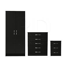 Pin By Rd Furniture Ltd On Black Assembled Bedroom Furniture In 2021 Bedroom Furniture Furniture 2 Door Wardrobe