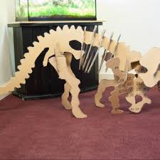 Printable 3d dinosaur puzzle template. Cardboard Dinosaur Puzzle 8 Steps With Pictures Instructables