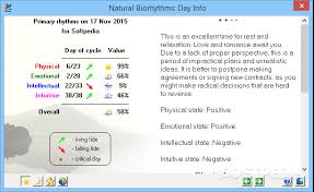 Download Free And Easy Biorhythm Calculator 3 02