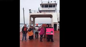 Video taken through windshield of my jeep wit. The Students Of Drummond Island Mi Share Their Extreme Commute