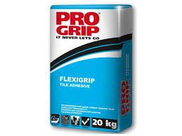 Fob and cnf price of per metric ton. Pro Grip Flexigrip Tile Adhesive 20kg