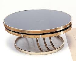 Italian Brass And Glass Swivel Coffee Table 1stdibs Com Coffee Table Table Vintage Table