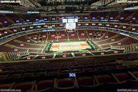 Chicago United Center View From Section 301 Row 8 Seat