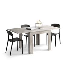 Same day delivery 7 days a week £3.95, or fast store collection. Square Extendable Dining Table Eldorado Grey Concrete Mobili Fiver