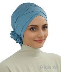 Head Scarf Tied in Back