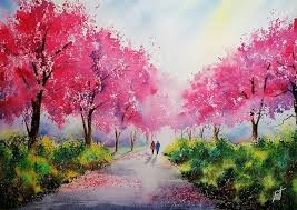 44 Easy Watercolor Landscape Painting