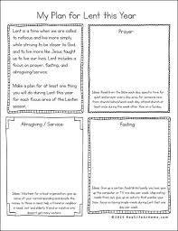 1 rejoice always, pray without ceasing, give thanks in all circumstances; Planning For Lent Free Printable Lent Ideas Planning Pages