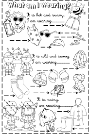Weather And Clothes Temas De Ingles Clothes En Ingles Taller De Ingles
