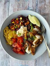 How to make tortilla chip fish taco. Fish Taco Bowls Vj Cooks
