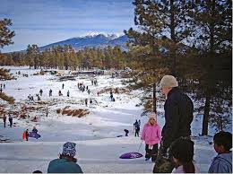 Yes You Can Build A Snowman In Arizona Here S Where Chryssa Travel Snow In Arizona Arizona Mountains Snow Trip