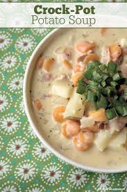 Crock Pot Potato Soup Recipe Recipe Potato Soup Crock Pot Potato Soup Crockpot Recipes Easy