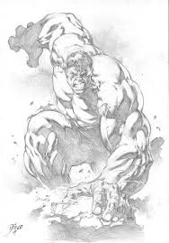 Hulk By Diego Bernard Hulk Artwork Hulk Sketch Hulk Art