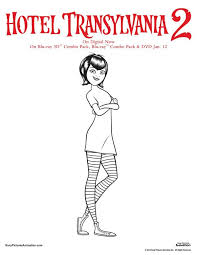 Free hotel transylvania 3 color pages. Free Hotel Transylvania Printable Mavis Coloring Page Mama Likes This