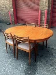 70s Stylish Original G Plan Mid Century Extending Oval Dining Table And 4 Chairs United Kingdom Gum Oval Table Dining Ikea Coffee Table Dining Table Chairs