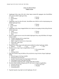 Soal plh kelas 10 semester 2 dan jawabannya. Soal Ulangan Plh Kelas X Pdf