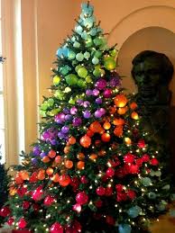 11 Fabulous Decorated Christmas Trees Rainbow Christmas Tree Rainbows Christmas Christmas Decorations