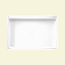 32 x 32 shower enclosure. Swan Veritek 32 In X 48 In Single Threshold Center Drain Shower Pan In White Ff03248md 010 The Home Depot