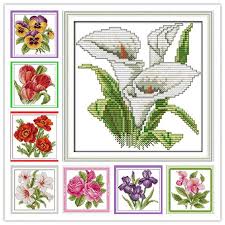 Maybe you would like to learn more about one of these? Cross Stitch Patterns Paintings Flower Of Happiness Diy Dmc Needlework Fabric Canvas Cross Stitch Kits For Embroidery Home Decor Buy At The Price Of 6 38 In Aliexpress Com Imall Com
