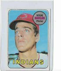 1969 TOPPS BASEBALL #348 STEVE HAGAN REDS NM.