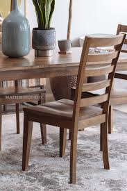 38 Ladder Back Side Chair In Rustic Brown Mathis Brothers Furniture Side Chairs Chair Dining Chairs