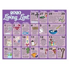 2020 Children S Lenten Activity Calendar 100 Pk Gifts In 2020 Lenten Activities Catholic Lent Kids Calendar