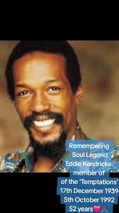 Eddie Kendricks from The Temptation
