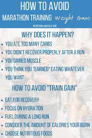Is Marathon Training Causing You To Pack On The Pounds