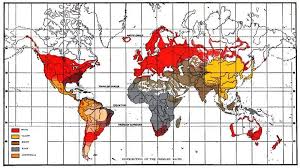 Stoddard Race Map 1920 Original Rainbow Flag The World Race Map