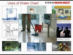 uses of water chart by eduarrow teaching resources